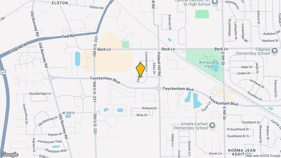 2915 Flagstone Way Map and Location Details