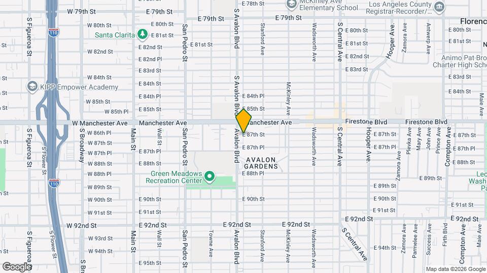 612 E 87th St Map and Location Details