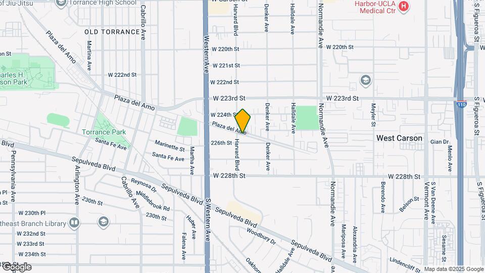 1558 Plaza del Amo Map and Location Details
