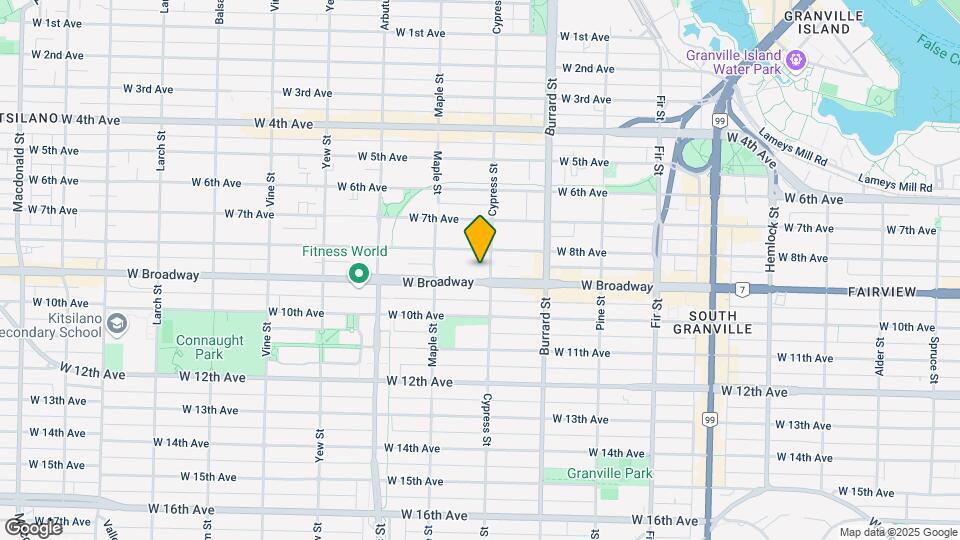 1915 W Broadway Map and Location Details