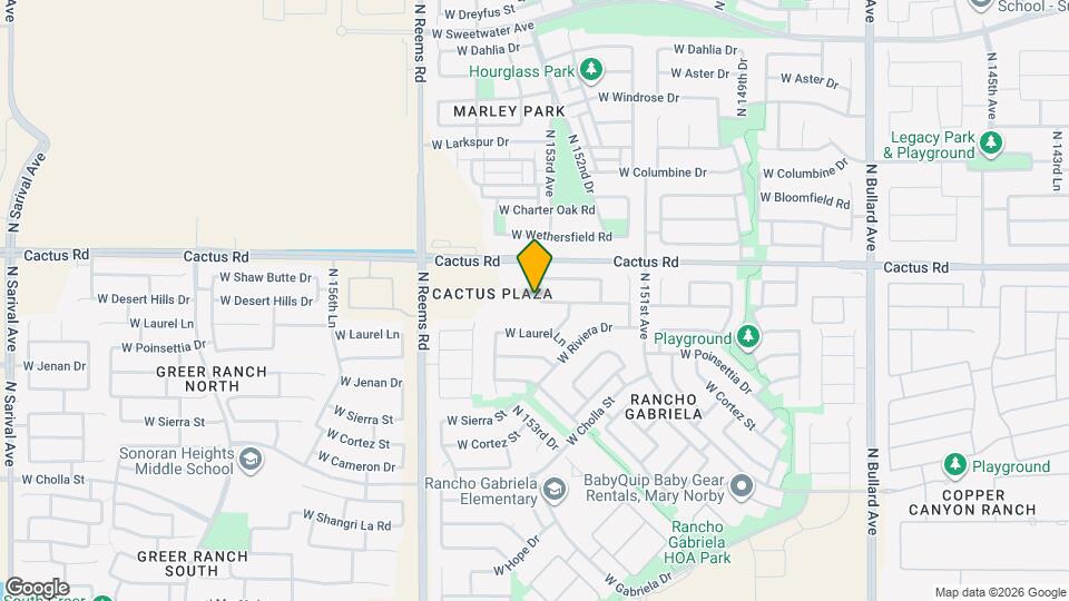 12138 N 153rd Ave Map and Location Details