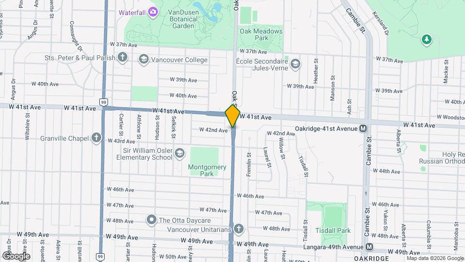 81xx Oak St Map and Location Details