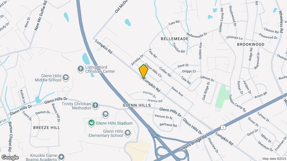 2828 Lumpkin Rd Map and Location Details