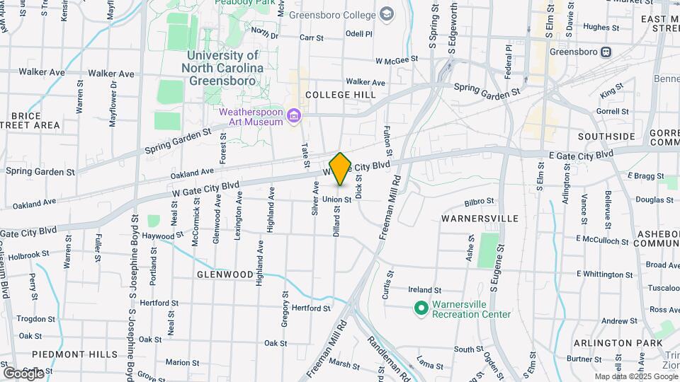 715 Dillard St Map and Location Details