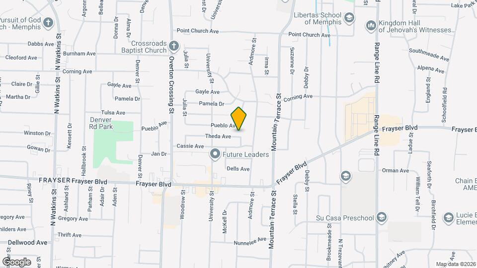 2282 Theda Ave Map and Location Details