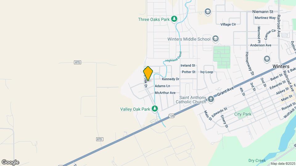 905 Valley Oak Dr Map and Location Details