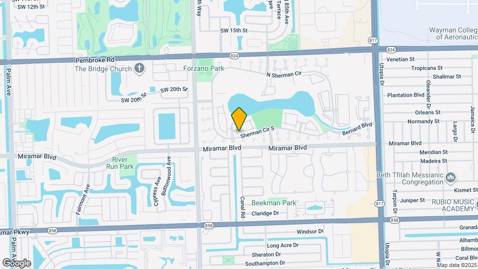 8678 SW 23rd Ct Map and Location Details