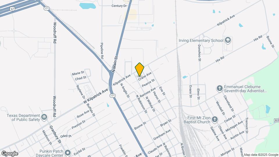 1802 N Wilhite St Map and Location Details