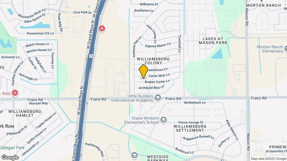 22722 Braken Carter Ln Map and Location Details