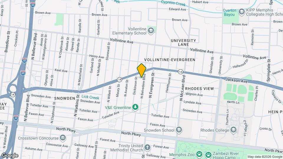 785 N Belvedere Blvd Mapa y Detalles de la Ubicación