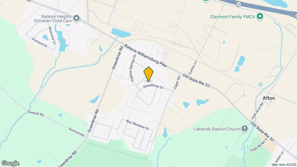 150 Sweet Briar Dr Mapa y Detalles de la Ubicación