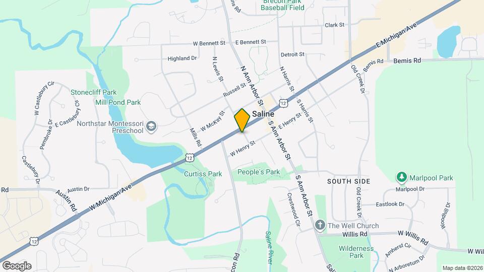 100-102 S Lewis St Map and Location Details