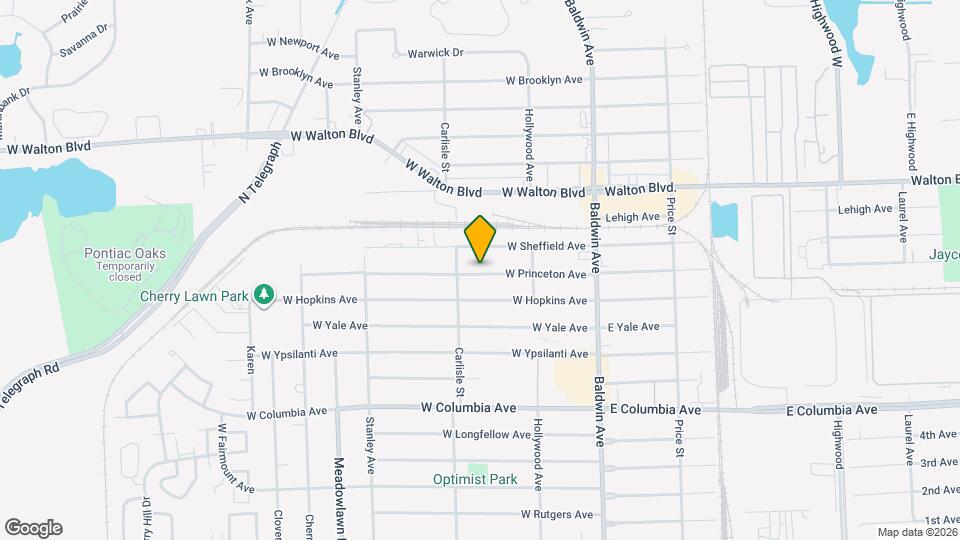 136 W Princeton Ave Map and Location Details