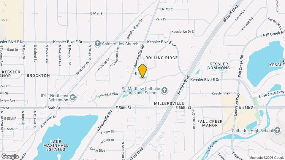 5648 Rolling Ridge Rd Map and Location Details