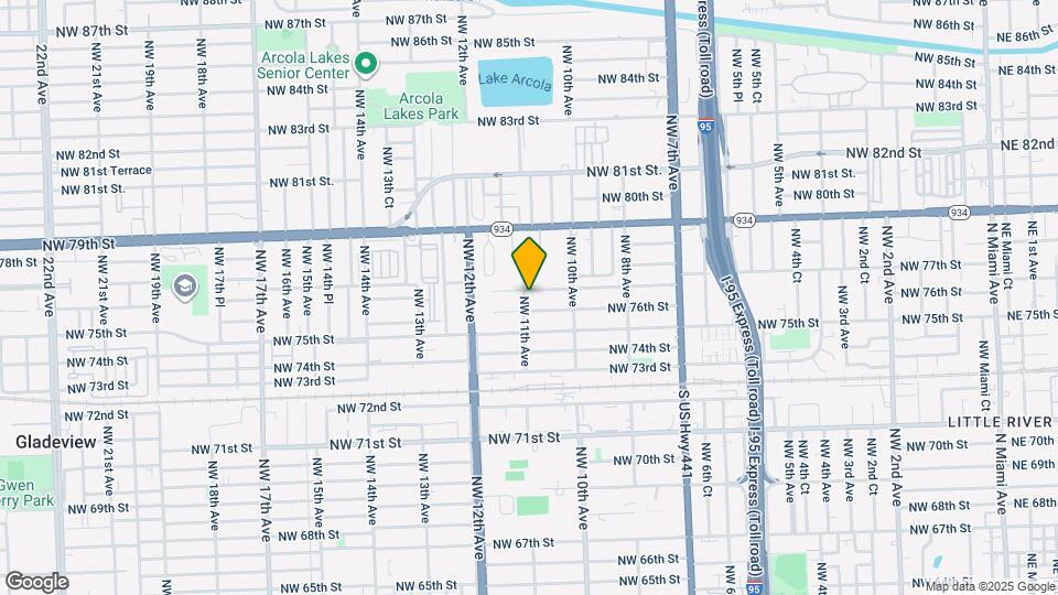 1090 NW 77th St Map and Location Details