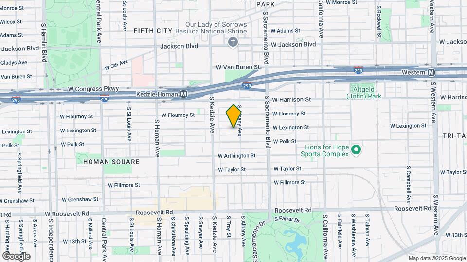 3115 W Lexington St Map and Location Details