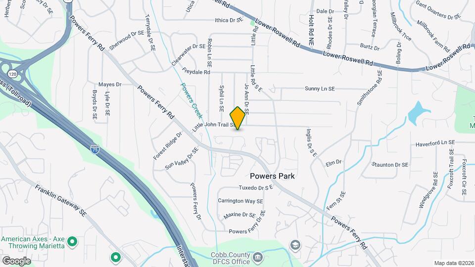 553 Salem Woods Dr SE Map and Location Details