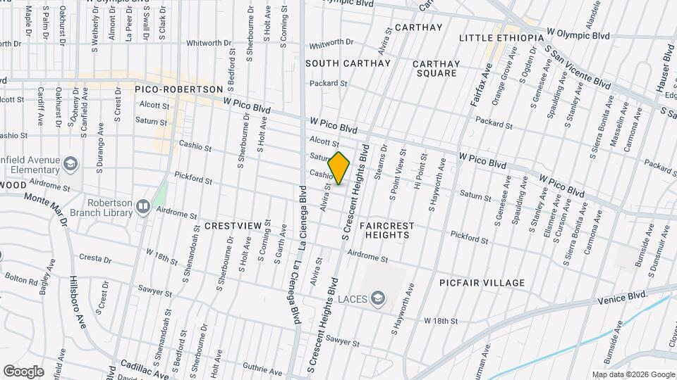 6077 1/2 Horner St Mapa y Detalles de la Ubicación