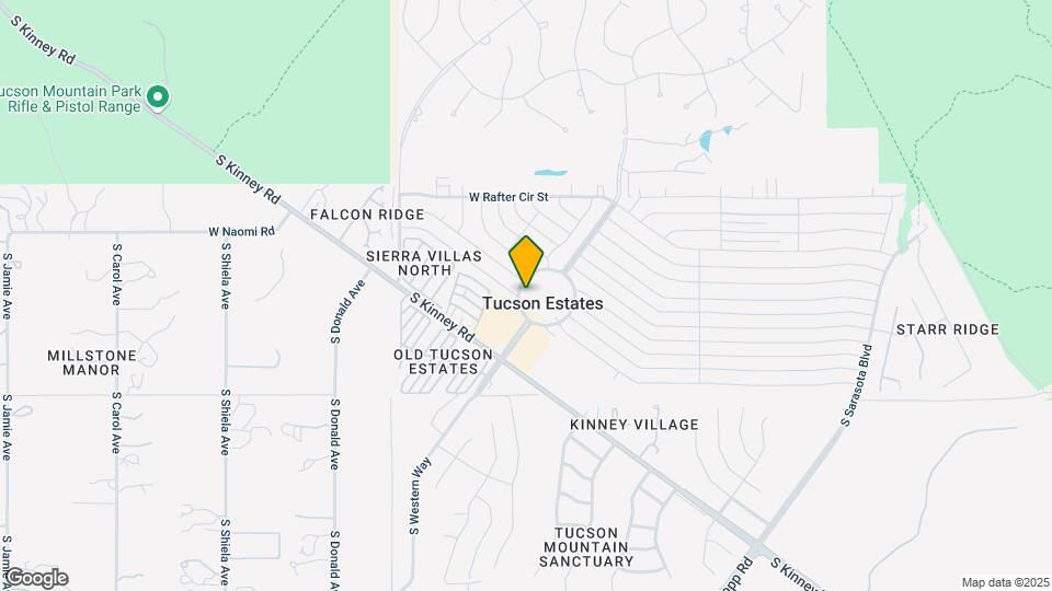Tuscon Townhome Map and Location Details