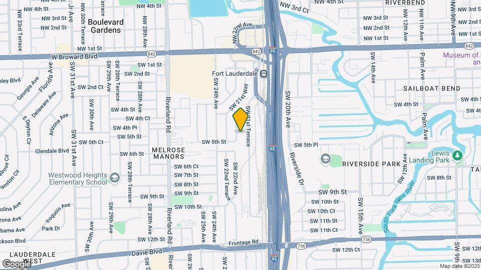 442 SW 22nd Ave Map and Location Details