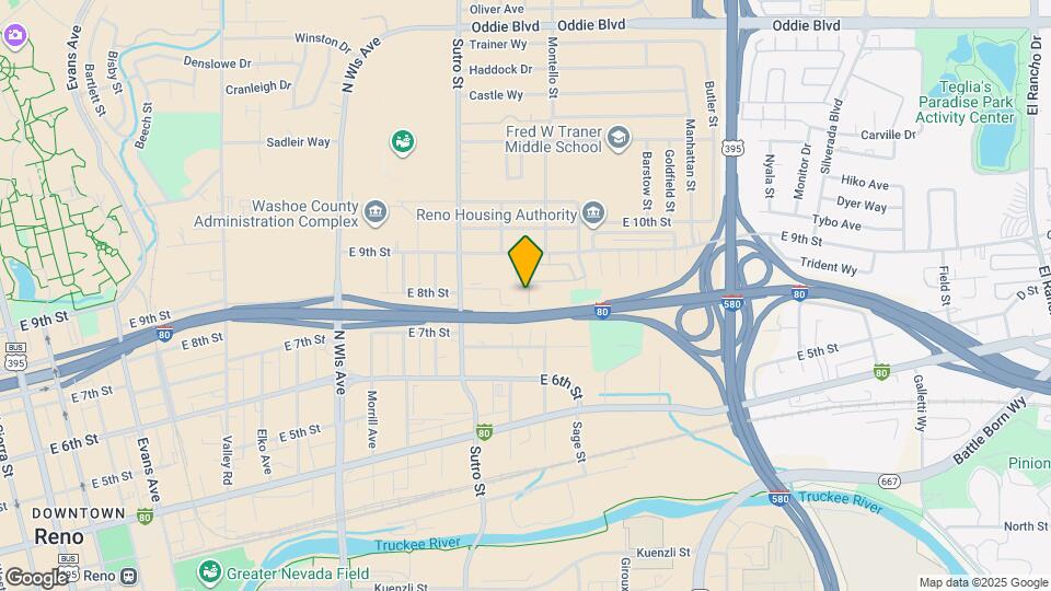 1436 E 9th St Map and Location Details