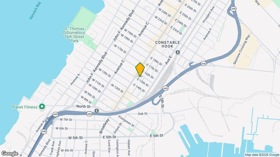 13 E 15th St Map and Location Details