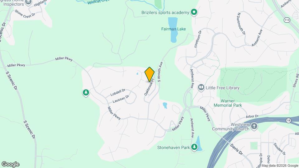 704 Oakbrook Pl Map and Location Details