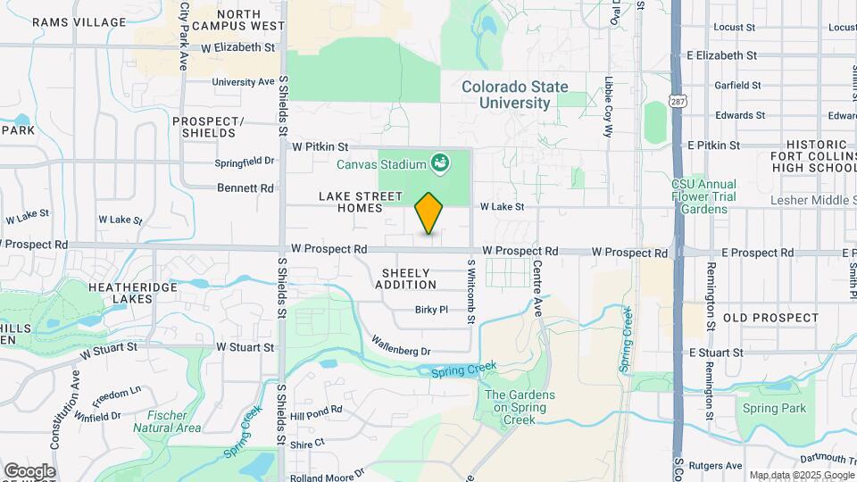 640 W Prospect Rd Map and Location Details