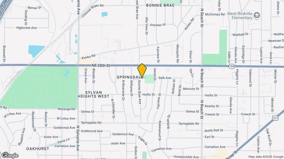 2240 Bonnie Brae Ave Map and Location Details