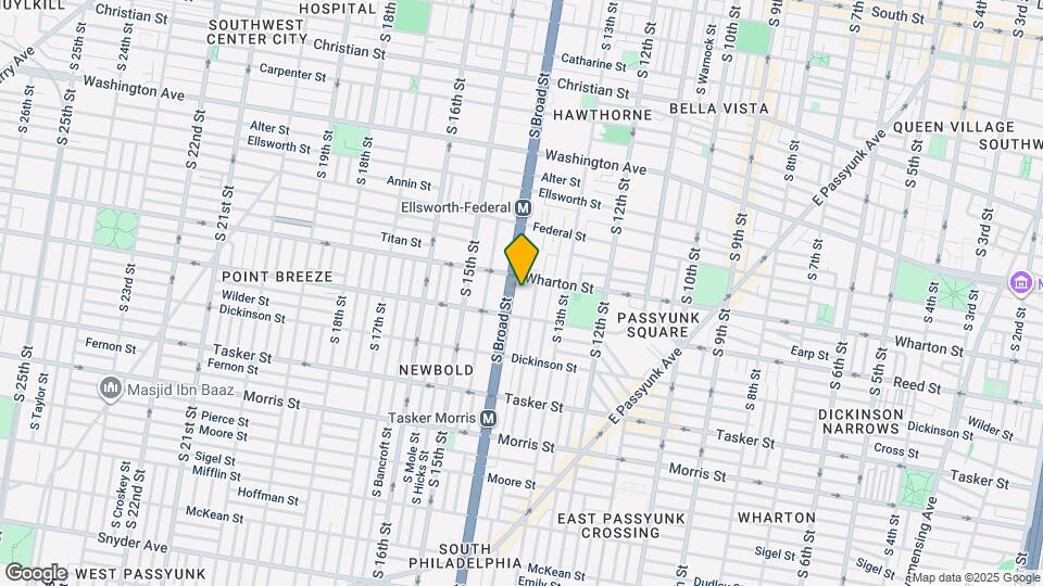 1315 S Broad St Map and Location Details
