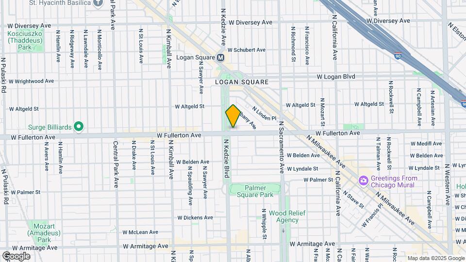 2401-2403 N Kedzie Blvd Mapa y Detalles de la Ubicación