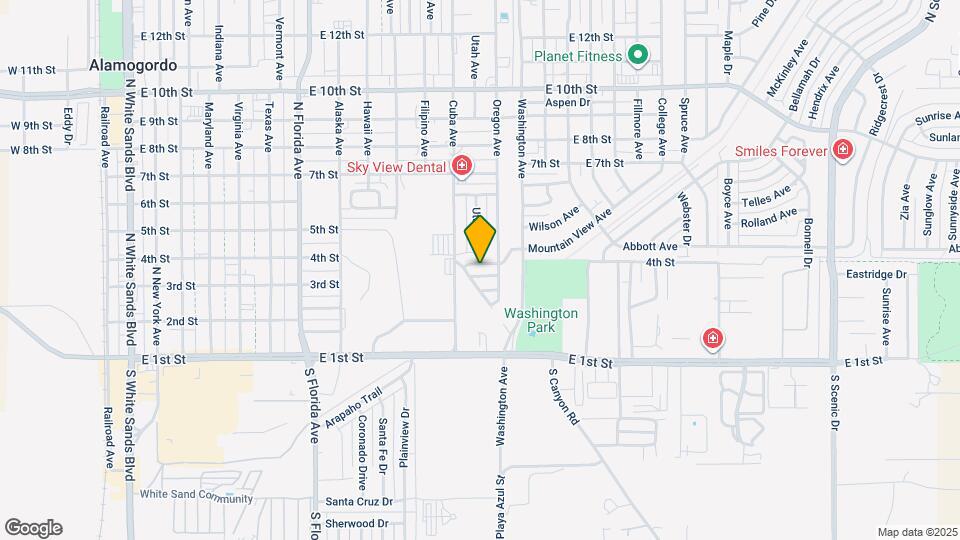 1308 Mountain View Ave Map and Location Details