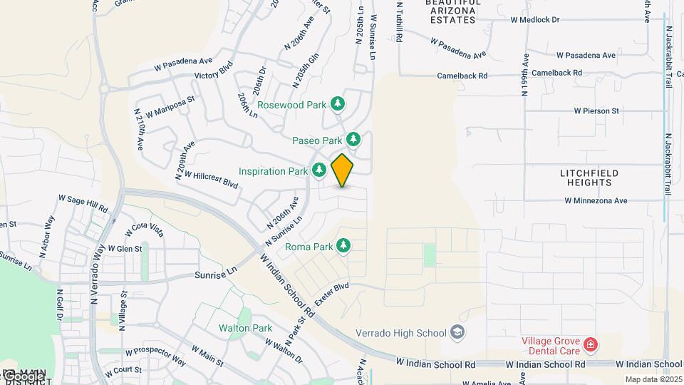 20396 W Brittlewood Ave Map and Location Details