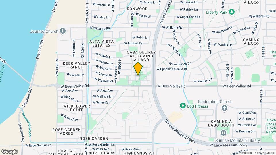 21925 N 103rd Ln Map and Location Details