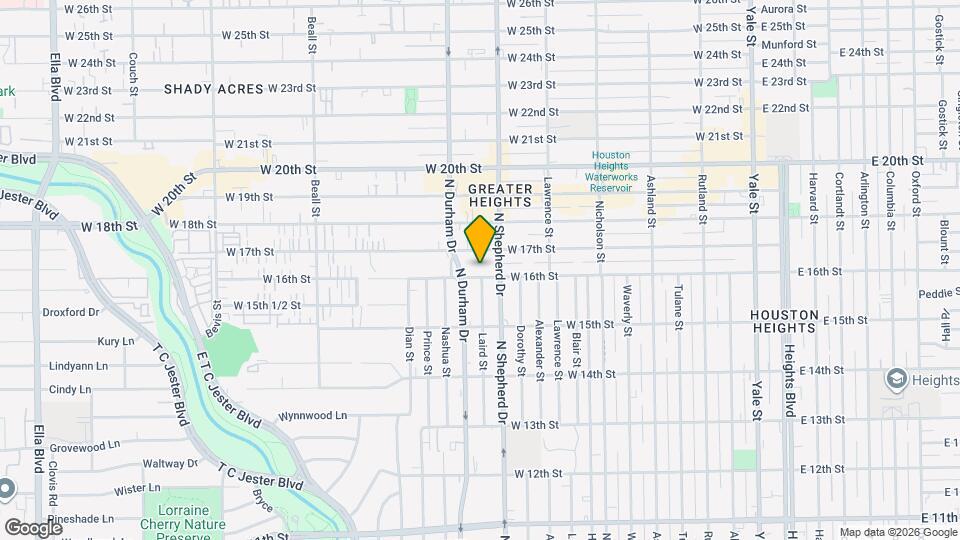 723 W 16th St Map and Location Details