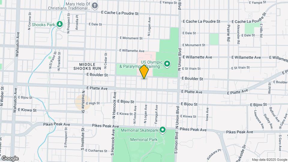 326 N Logan Ave Map and Location Details