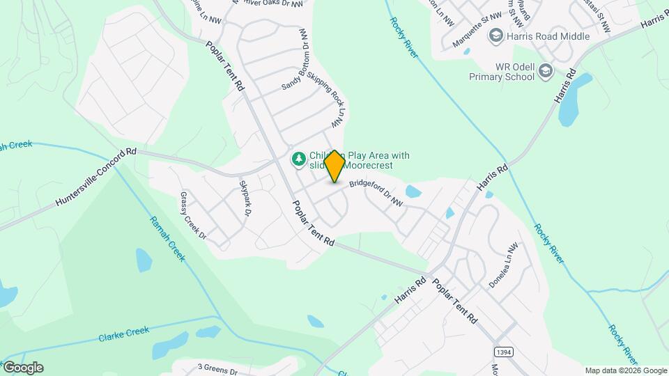 1255 Bridgeford Dr NW Map and Location Details