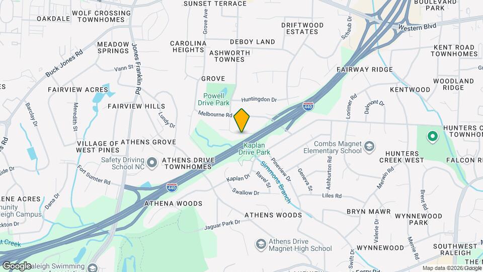 1012 Powell Dr Map and Location Details