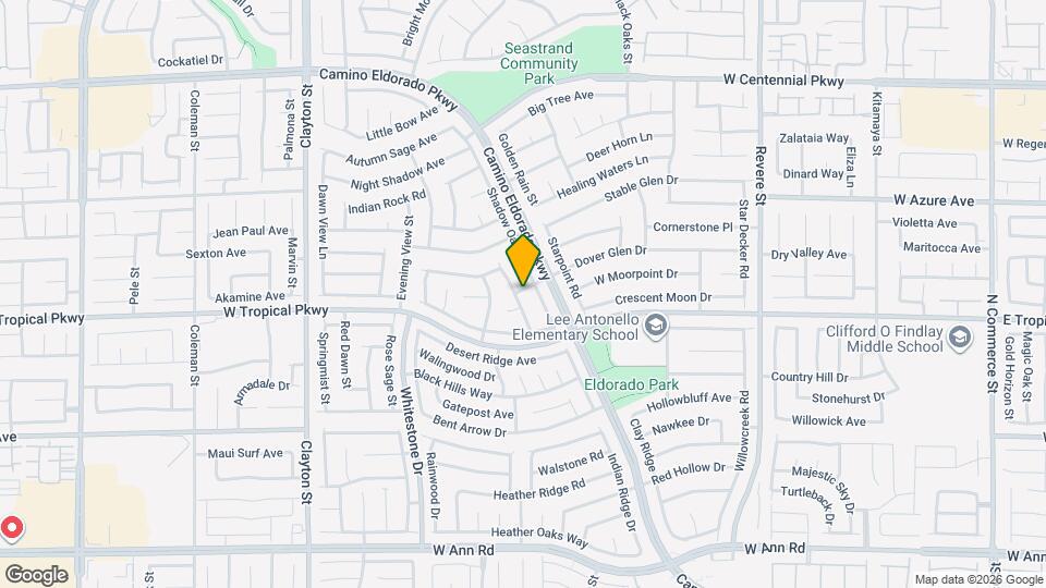 6056 Hidden Rock Dr Map and Location Details