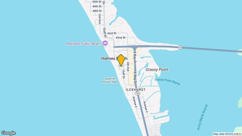 Anna Maria Beach Place Mapa y Detalles de la Ubicación