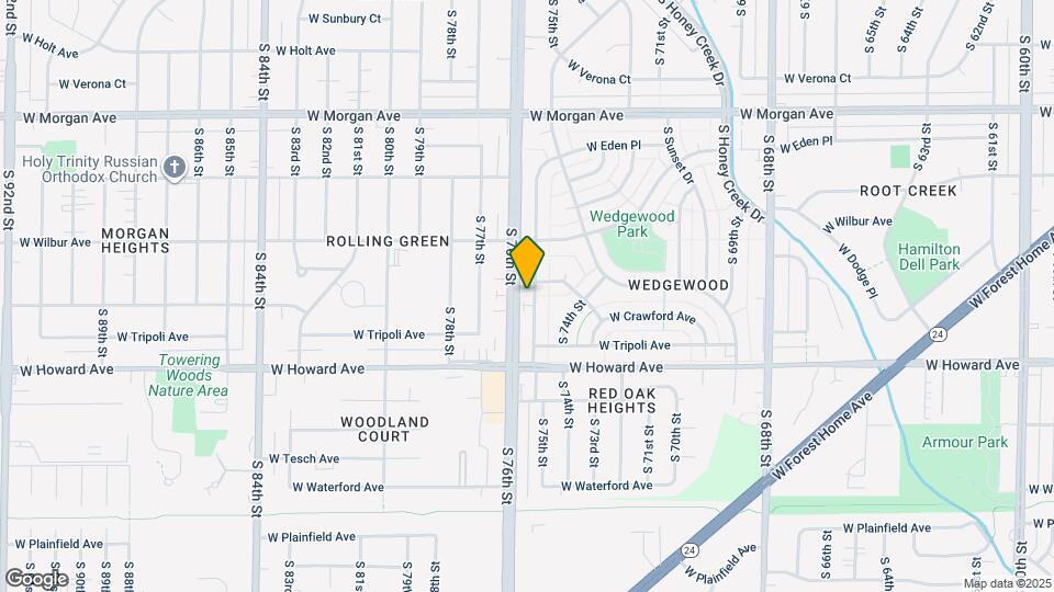 3769 S 75th St Map and Location Details