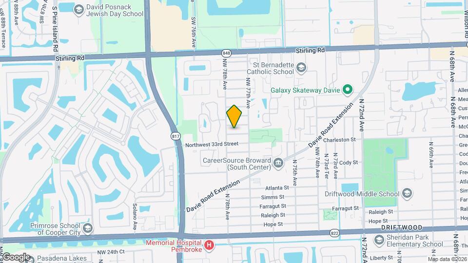 7761 NW 34th St Map and Location Details