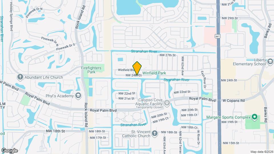 6570 NW 24th Ct Map and Location Details