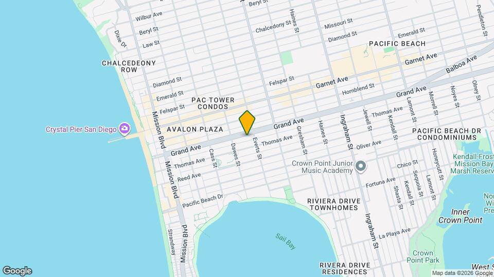 1157 Grand Ave, Unit 1159 Map and Location Details