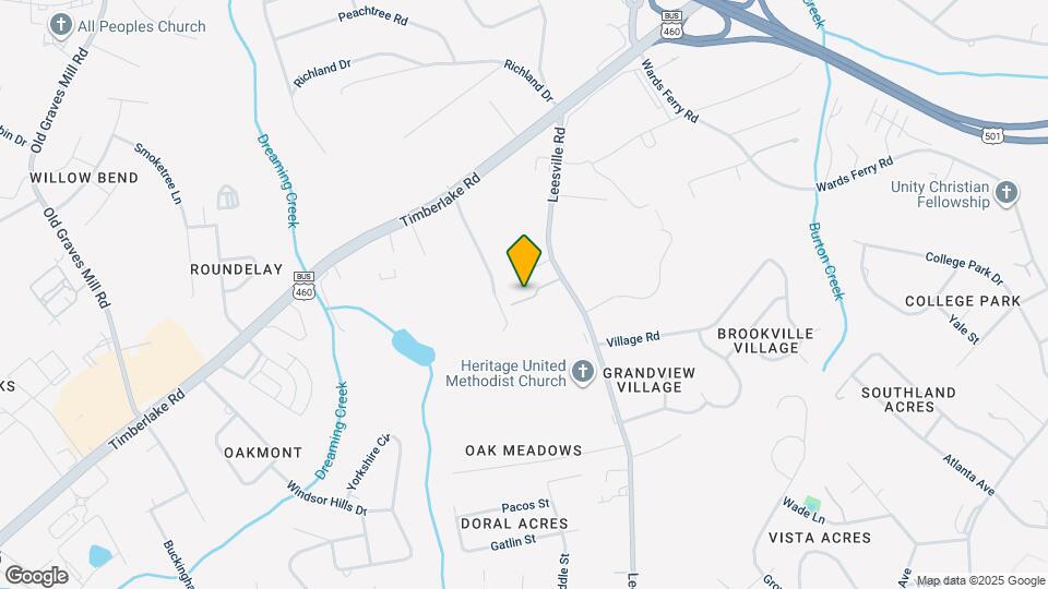 542 Leesville Rd Map and Location Details