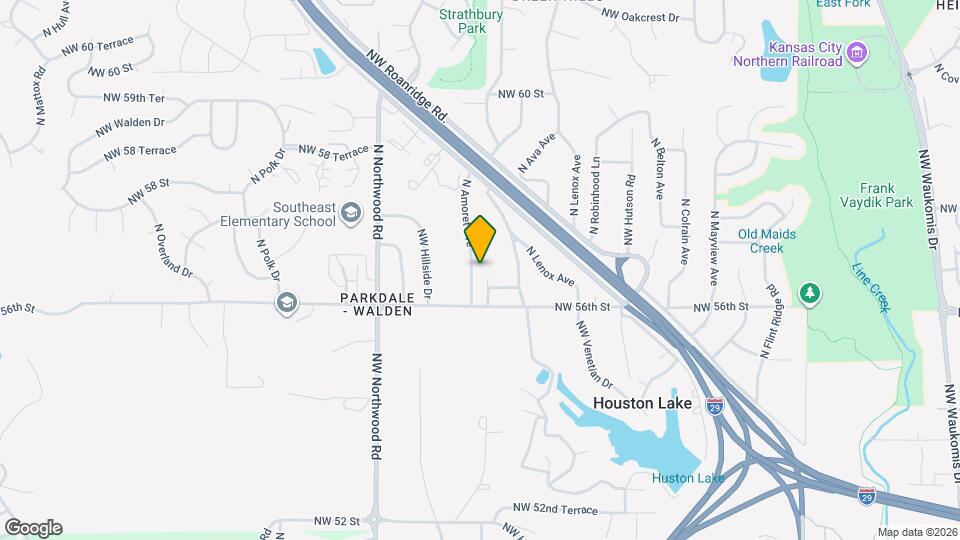 5625 N Amoret Ave Map and Location Details