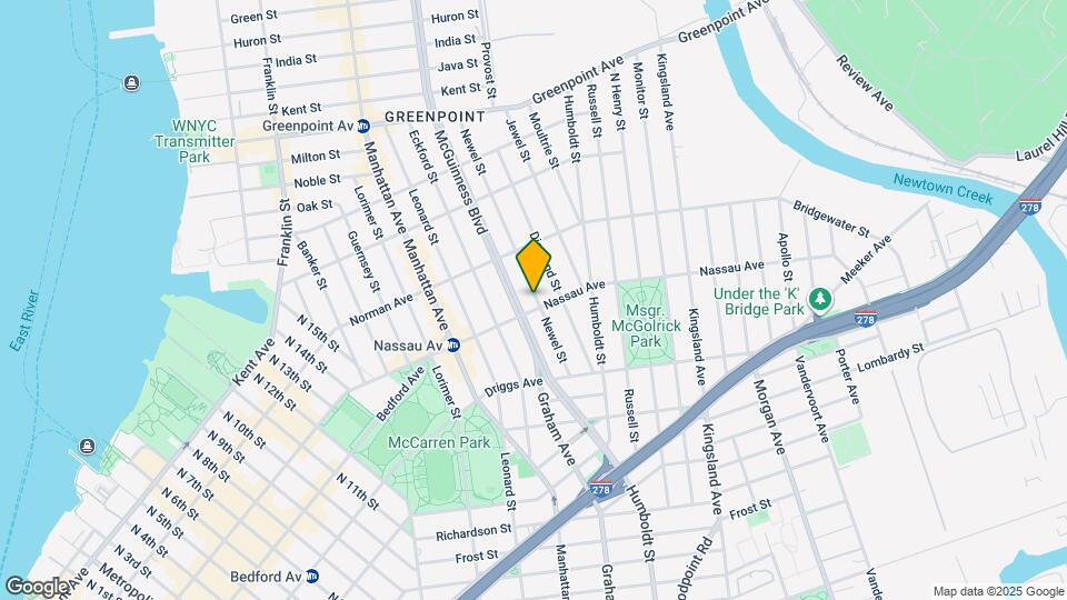 77 Newell St Mapa y Detalles de la Ubicación