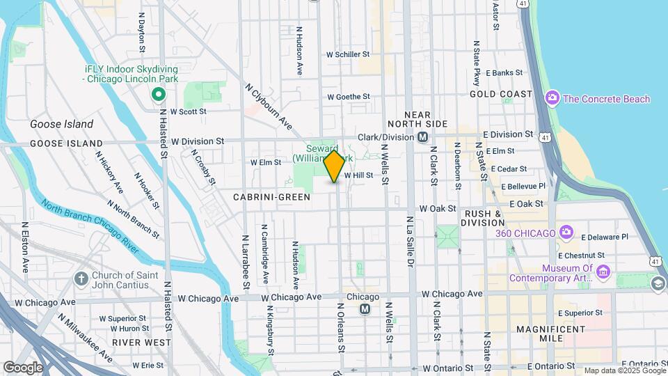 1034 N Orleans St Mapa y Detalles de la Ubicación
