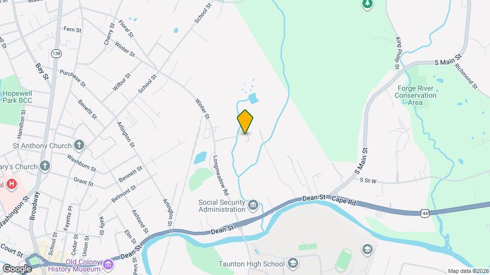 215 Longmeadow Rd Map and Location Details