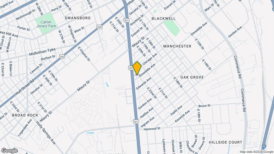 2203 Dinwiddie Ave Map and Location Details